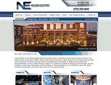 Tablet Screenshot of nelsonelectric.net